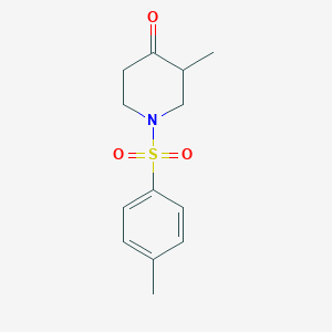 3-Methyl-1-tosylpiperidin-4-one chemical structure (CAS 13729-79-8)