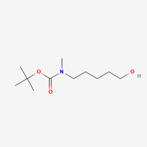 tert-Butyl (5-hydroxypentyl)(methyl)carbamate chemical structure (CAS 1373210-02-6)