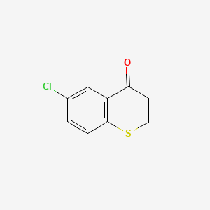 6-Chlorothiochroman-4-one chemical structure (CAS 13735-12-1)