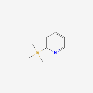 2-(Trimethylsilyl)pyridine chemical structure (CAS 13737-04-7)