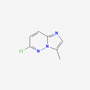 6-Chloro-3-methylimidazo[1,2-b]pyridazine chemical structure (CAS 137384-48-6)