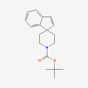 tert-Butyl spiro[indene-1,4'-piperidine]-1'-carboxylate chemical structure (CAS 137419-24-0)