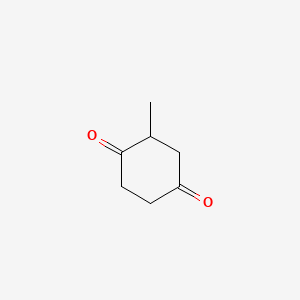 2-Methylcyclohexane-1,4-dione chemical structure (CAS 13742-19-3)