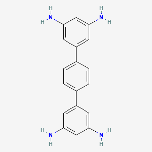 [1,1':4',1''-Terphenyl]-3,3'',5,5''-tetraamine chemical structure (CAS 1374433-06-3)