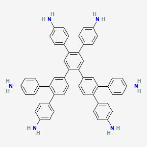 4,4',4'',4''',4'''',4'''''-(Triphenylene-2,3,6,7,10,11-hexayl)hexaaniline chemical structure (CAS 1374854-57-5)
