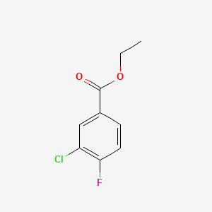 Ethyl 3-chloro-4-fluorobenzoate chemical structure (CAS 137521-81-4)