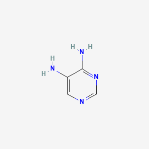 Pyrimidine-4,5-diamine chemical structure (CAS 13754-19-3)