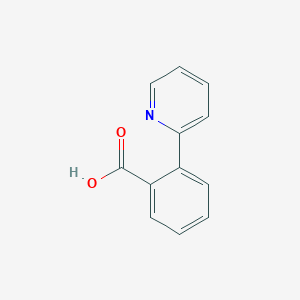 2-(Pyridin-2-yl)benzoic acid chemical structure (CAS 13764-20-0)