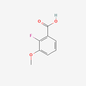 2-Fluoro-3-methoxybenzoic acid chemical structure (CAS 137654-20-7)