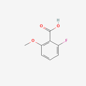 2-Fluoro-6-methoxybenzoic acid chemical structure (CAS 137654-21-8)