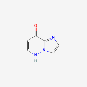 Imidazo[1,2-b]pyridazin-8-ol chemical structure (CAS 1376761-89-5)