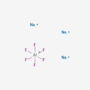 Sodium hexafluoroaluminate(III) chemical structure (CAS 13775-53-6)