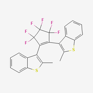 1,2-Bis[2-methylbenzo[b]thiophen-3-yl]-3,3,4,4,5,5-hexafluoro-1-cyclopentene chemical structure (CAS 137814-07-4)