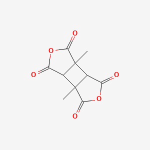 3a,6a-Dimethyltetrahydrocyclobuta[1,2-c:3,4-c']difuran-1,3,4,6-tetraone chemical structure (CAS 137820-87-2)