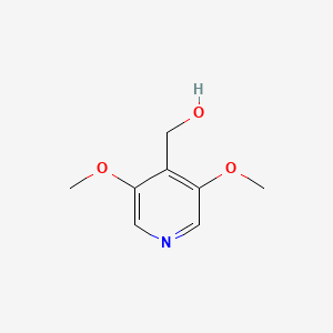 (3,5-Dimethoxypyridin-4-yl)methanol chemical structure (CAS 1378654-92-2)