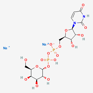 Uridine-5'-diphospho-a-D-galactose disodium salt chemical structure (CAS 137868-52-1)