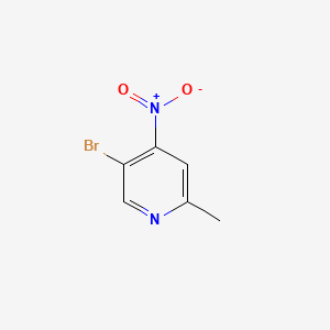 3-Bromo-6-methyl-4-nitropyridine chemical structure (CAS 1378873-37-0)