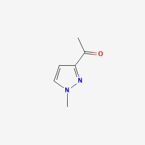 3-Acetyl-1-methyl-1H-pyrazole chemical structure (CAS 137890-04-1)