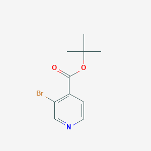 tert-Butyl 3-bromoisonicotinate chemical structure (CAS 1379298-46-0)
