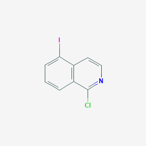 1-Chloro-5-iodoisoquinoline chemical structure (CAS 1379322-93-6)