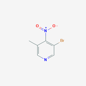 3-Bromo-5-methyl-4-nitropyridine chemical structure (CAS 1379323-18-8)
