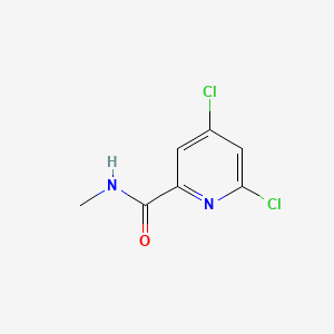 4,6-Dichloro-N-methylpicolinamide chemical structure (CAS 1379324-09-0)