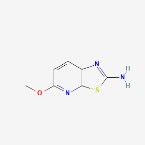 5-Methoxythiazolo[5,4-b]pyridin-2-amine chemical structure (CAS 13797-77-8)