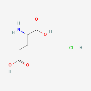 (S)-2-Aminopentanedioic acid hydrochloride chemical structure (CAS 138-15-8)