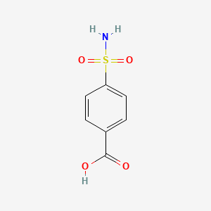 4-Sulfamoylbenzoic Acid chemical structure (CAS 138-41-0)