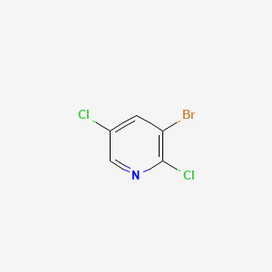 3-Bromo-2,5-dichloropyridine chemical structure (CAS 138006-41-4)