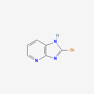 2-Bromo-1H-imidazo[4,5-b]pyridine chemical structure (CAS 1380245-88-4)
