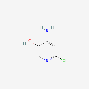4-Amino-6-chloropyridin-3-ol chemical structure (CAS 138084-65-8)