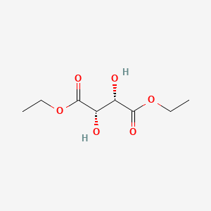 (2S,3S)-Diethyl 2,3-dihydroxysuccinate chemical structure (CAS 13811-71-7)