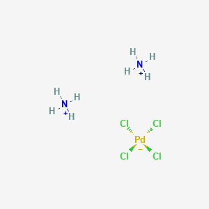 Ammonium tetrachloropalladate(II) chemical structure (CAS 13820-40-1)