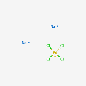 Sodium tetrachloropalladate(II) chemical structure (CAS 13820-53-6)