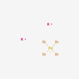 Potassium tetrabromopalladate(II) chemical structure (CAS 13826-93-2)