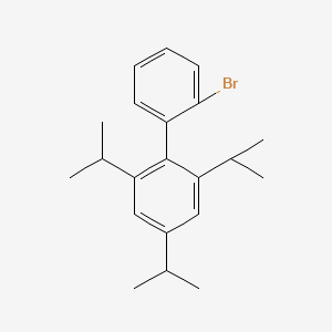 2'-Bromo-2,4,6-triisopropyl-1,1'-biphenyl chemical structure (CAS 1382646-51-6)