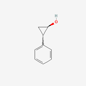 rel-(1R,2S)-2-Phenylcyclopropan-1-ol chemical structure (CAS 13830-40-5)
