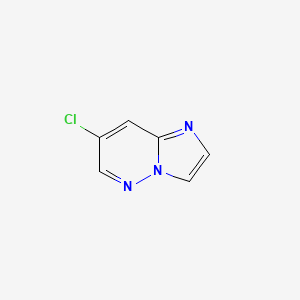 7-Chloroimidazo[1,2-b]pyridazine chemical structure (CAS 1383481-11-5)