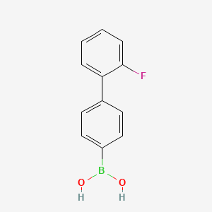 (2'-Fluoro-[1,1'-biphenyl]-4-yl)boronic acid chemical structure (CAS 1383531-49-4)