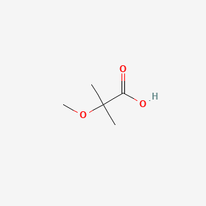 2-Methoxy-2-methylpropionic Acid chemical structure (CAS 13836-62-9)