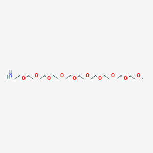 2,5,8,11,14,17,20,23,26,29-Decaoxahentriacontan-31-amine chemical structure (CAS 1383658-09-0)
