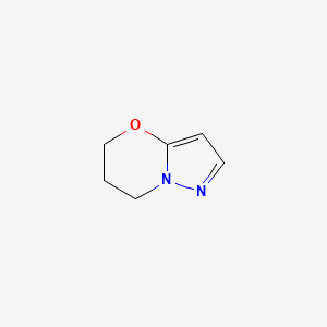6,7-Dihydro-5H-pyrazolo[5,1-b][1,3]oxazine chemical structure (CAS 1383675-84-0)