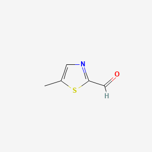5-Methylthiazole-2-carbaldehyde chemical structure (CAS 13838-78-3)
