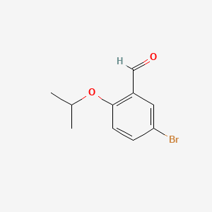 5-Bromo-2-isopropoxybenzaldehyde chemical structure (CAS 138505-25-6)