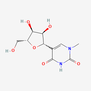 5-((2S,3R,4S,5R)-3,4-Dihydroxy-5-(hydroxymethyl)tetrahydrofuran-2-yl)-1-methylpyrimidine-2,4(1H,3H)-dione chemical structure (CAS 13860-38-3)