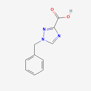 1-Benzyl-1H-1,2,4-triazole-3-carboxylic acid chemical structure (CAS 138624-97-2)