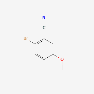 2-Bromo-5-methoxybenzonitrile chemical structure (CAS 138642-47-4)