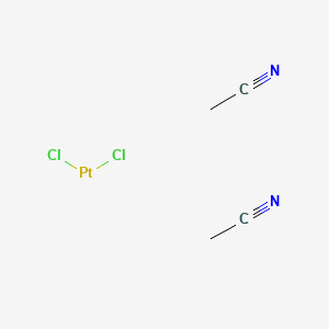 Bis(acetonitrile)platinum dichloride chemical structure (CAS 13869-38-0)