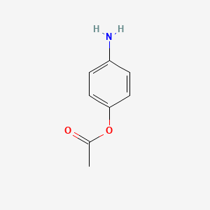 4-Aminophenyl acetate chemical structure (CAS 13871-68-6)